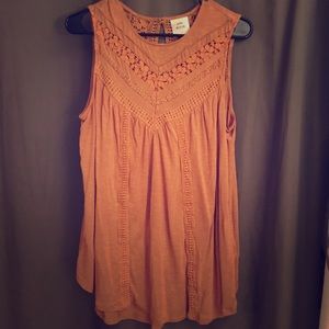 Embroidered tank top